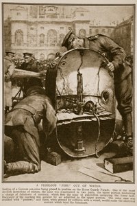 水の中の危険な魚、1914-19 作： Unknown